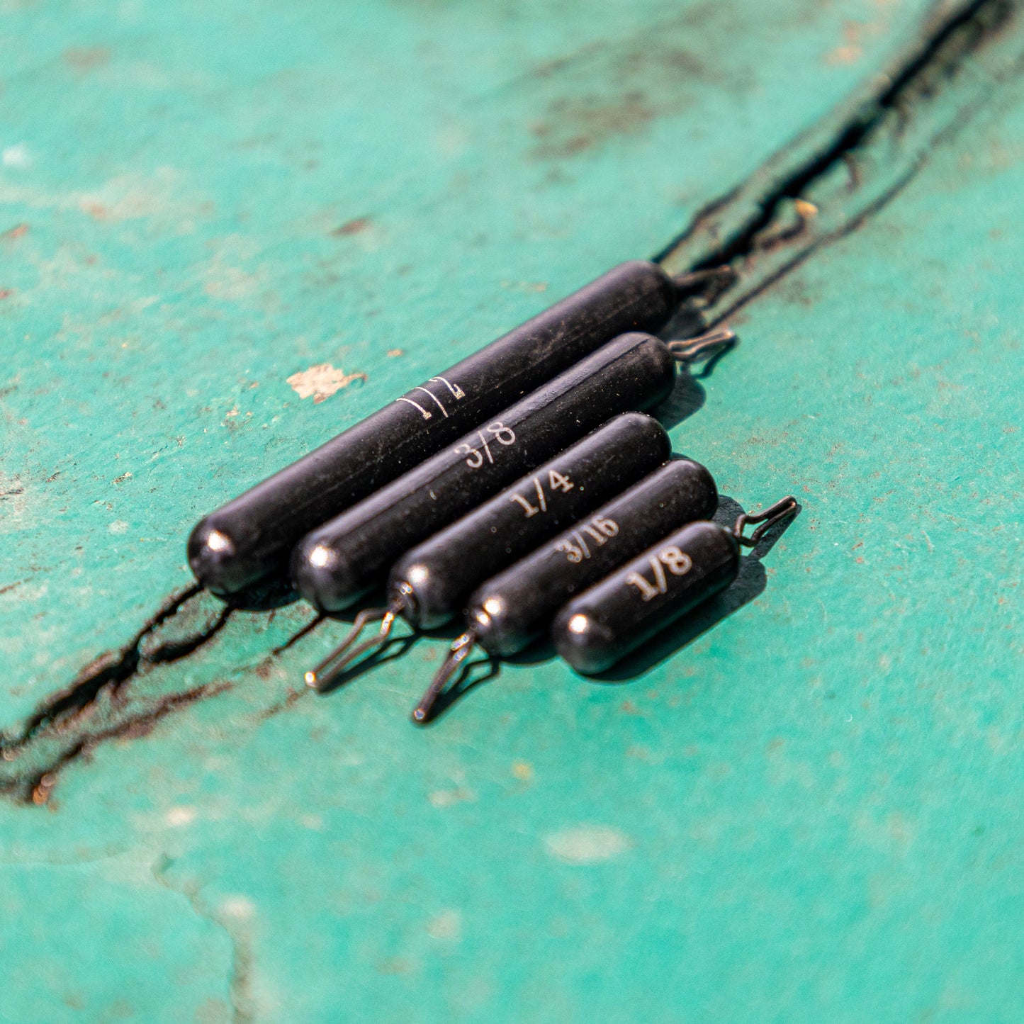 "SALE" Reaction Tackle Drop Shot Tungsten Weights / Fishing Sinkers in Various Sizes and Colors