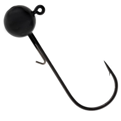 Reaction Tackle Lead Ball Jigs (10-Pack) – Premium Round Jig Heads for Soft Plastics - New