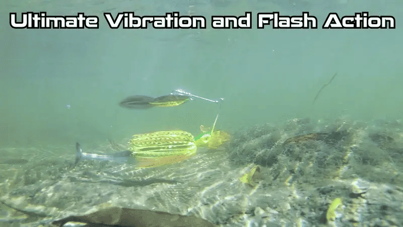 Reaction Tackle Lead Spinnerbait Jigs – 3-Pack, Double Willow Blade - New